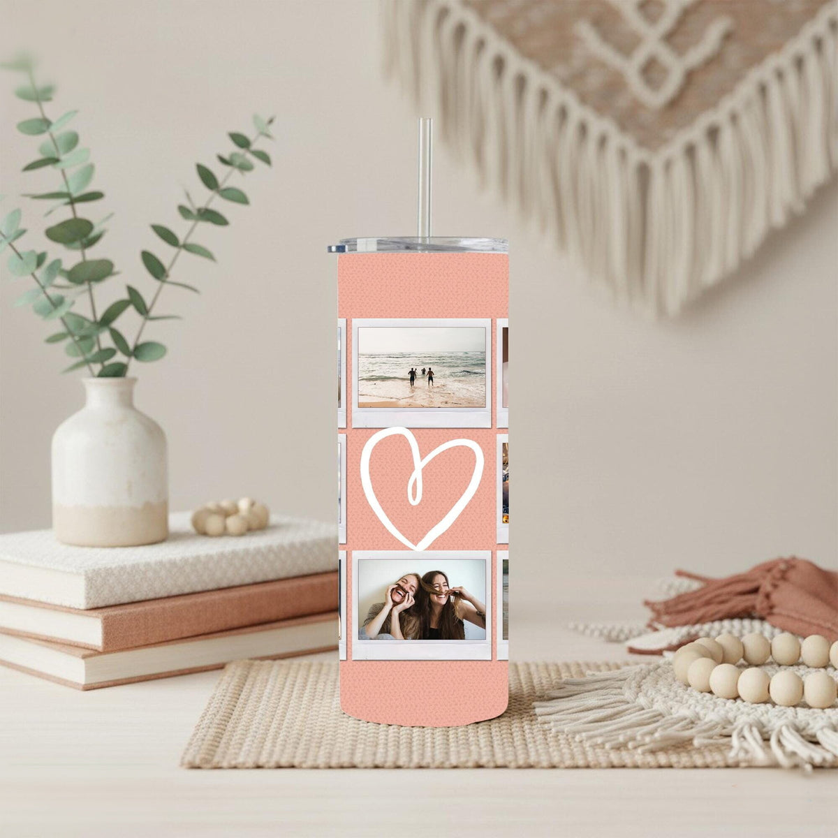 Personalized Vacation Photo Tumbler 20oz | Girls Trip Cup | Custom Travel Photo Tumbler | Personalized Tumbler| Custom Photo | Gift for Mom