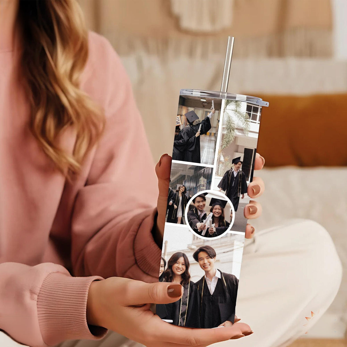 Personalized Graduation Photo Tumbler | Custom Senior Photo Tumbler | Class of 2026 Gift | Graduation Gift | Senior Grad Travel Cup