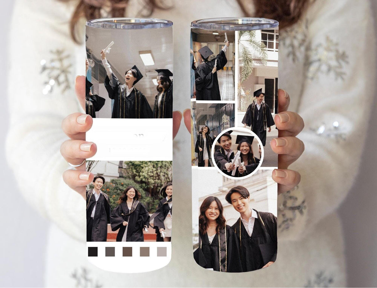 Personalized Graduation Photo Tumbler | Custom Senior Photo Tumbler | Class of 2026 Gift | Graduation Gift | Senior Grad Travel Cup
