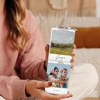 Personalized Vacation Tumbler 20oz | Custom Photo Mug, Custom Travel Photo Tumbler | Personalized Tumbler | Vacation Gift |Anniversary Gift