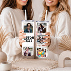 Custom Photo Tumbler | Personalized Family Photo Cup, Bridesmaid Gift, Collage Tumbler Cup | Photo Tumbler with Pictures | Birthday Gift