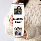Custom Photo Tumbler | Personalized Family Photo Cup, Bridesmaid Gift, Collage Tumbler Cup | Photo Tumbler with Pictures | Birthday Gift