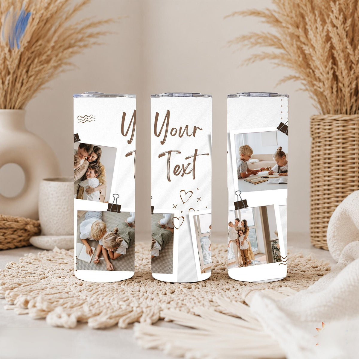 Personalized Family Photo Tumbler 20oz | Custom Picture Tumbler | Custom Travel Cup | Anniversary Gift | Gift for her or him | Gift for mom