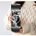 Personalized Wedding Photo Tumbler 20oz, Custom Wedding Date & Name Cup, Custom Travel Photo Tumbler | Personalized Tumbler| Wedding Gifts