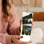 Our Greatest Adventure Begins Tumbler | Personalized Photo Travel Mug | Custom Camping Tumbler | Adventure Group Gift | Anniversary Gift