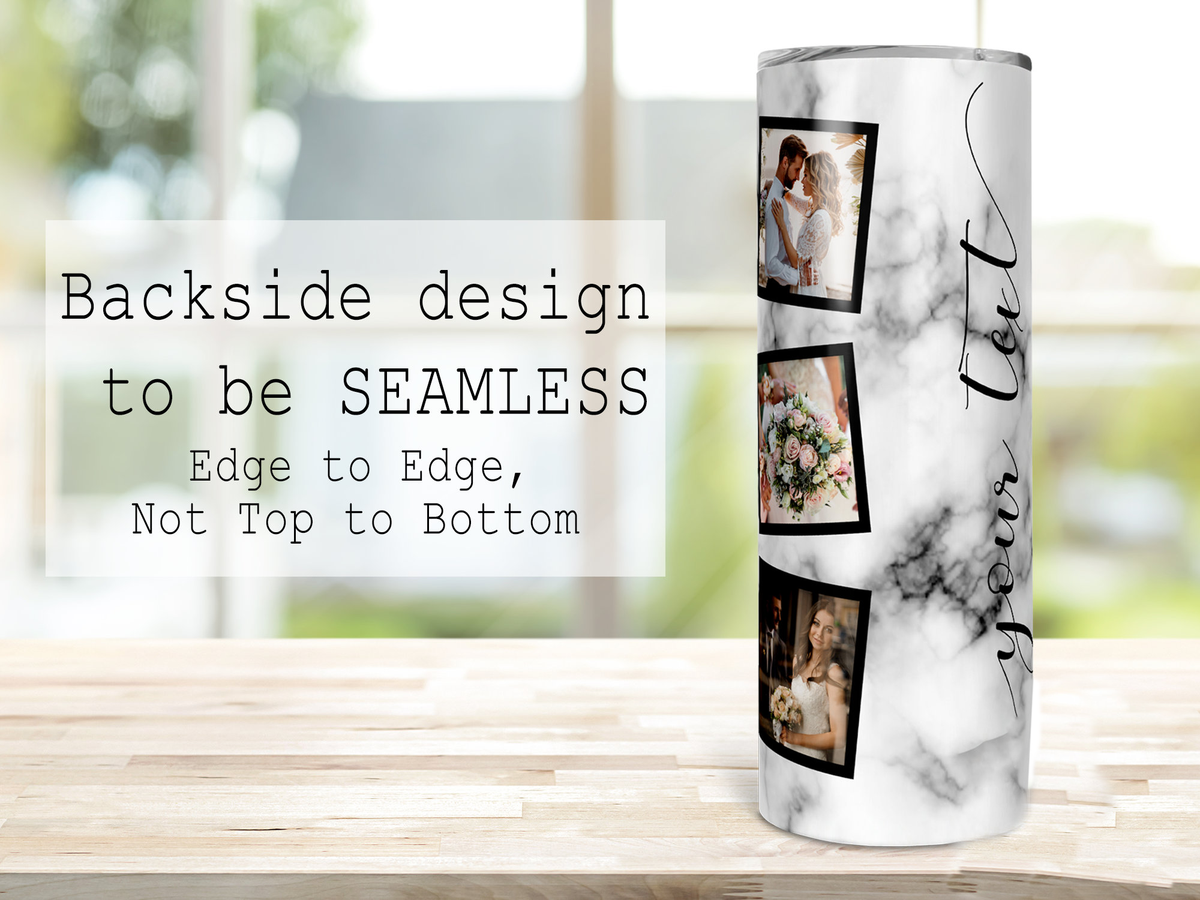 20oz Personalized Music Plaque Tumbler, Custom Song Plaque & Photo Collage, Marble Background Stainless Steel Insulated Tumbler with Lid & Straw, Custom Anniversary Birthday Gift for Him Her, Boyfriend Girlfriend, Mr & Mrs
