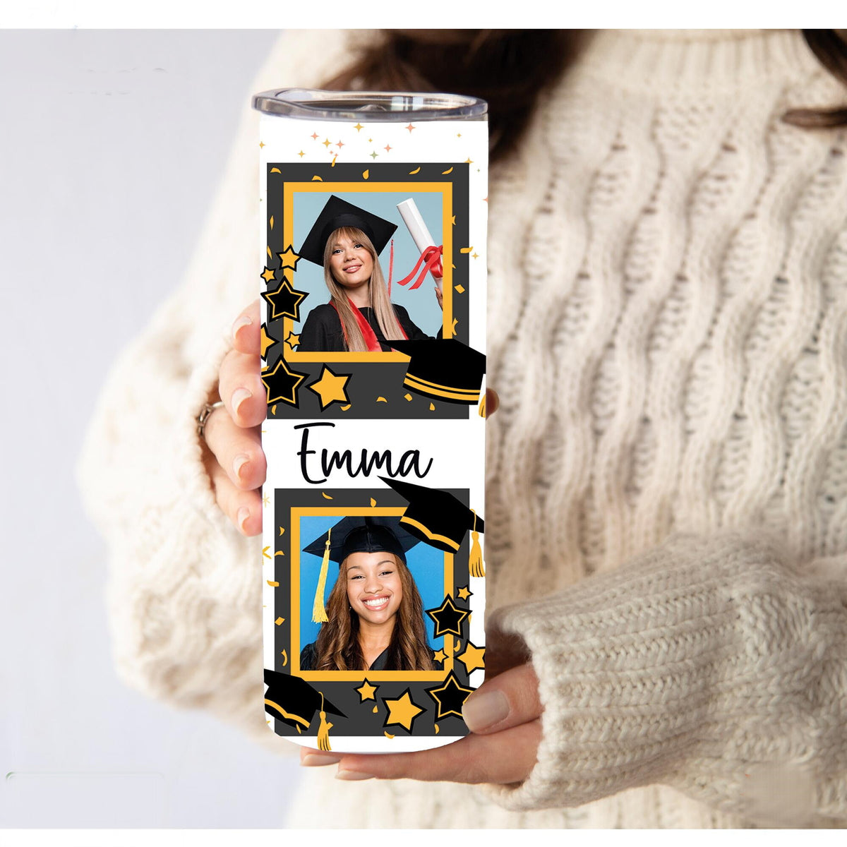 Custom Graduation Photo Tumbler | Class of 2026 Tumbler |Graduation Gift|Personalized Graduation Tumbler | Graduation Gift | Grad Travel Cup