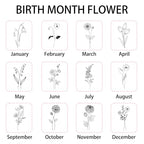 Personalized 40 Oz Tumbler with Birth Month Flower, Stainless Steel