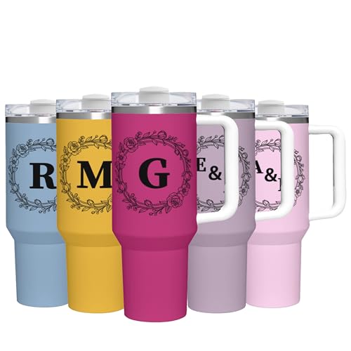 Custom 40oz Insulated Tumbler Stainless Steel Travel Coffee Mug Bridesmaid Gift for Women & Wedding Party