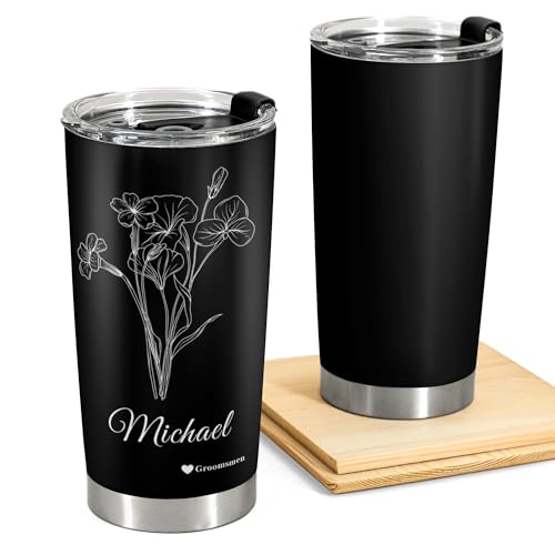 Personalized Tumbler Custom Vacuum Insulated Travel Mug Customizable Coffee Cup with Your Photos and Text Christmas Birthday Gift