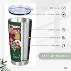 Personalized Tumblers with Pictures Lids and Straws 20 oz Custom Photo Stainless Steel Coffee Tumbler with Name Text Coffee Mug Cup Gifts for Christmas Anniversary Birthday for Dad Mom Friend