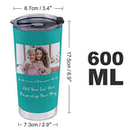 20oz I Wish We Lived Closer Tumbler - Personalized 3D Inflated Effect Cup Long Distance Friendship Gift Custom Mug Birthday Christmas Gifts for Sister Friend Bestie (Music)