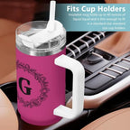 Custom 40oz Insulated Tumbler Stainless Steel Travel Coffee Mug Bridesmaid Gift for Women & Wedding Party