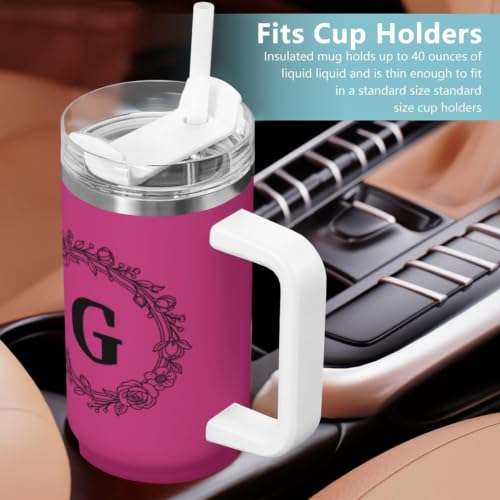 Custom 40oz Insulated Tumbler Stainless Steel Travel Coffee Mug Bridesmaid Gift for Women & Wedding Party