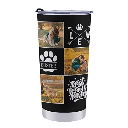 20oz I Wish We Lived Closer Tumbler - Personalized 3D Inflated Effect Cup Long Distance Friendship Gift Custom Mug Birthday Christmas Gifts for Sister Friend Bestie