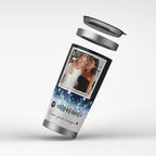 Personalized Stainless Steel Photo Coffee Tumbler with Picture 20oz 30oz Custom Gift for Christmas, Anniversary, Birthday