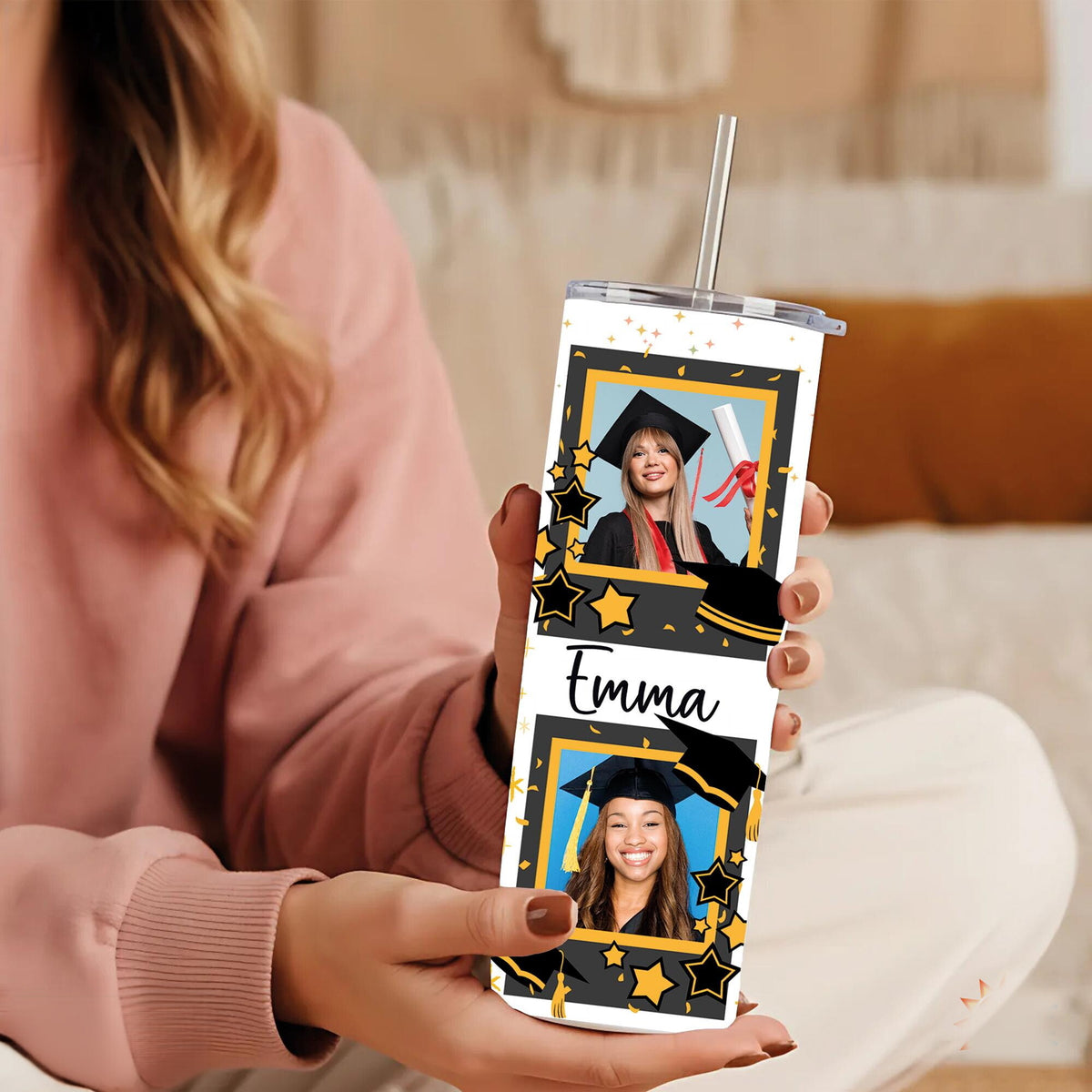 Custom Graduation Photo Tumbler | Class of 2026 Tumbler |Graduation Gift|Personalized Graduation Tumbler | Graduation Gift | Grad Travel Cup