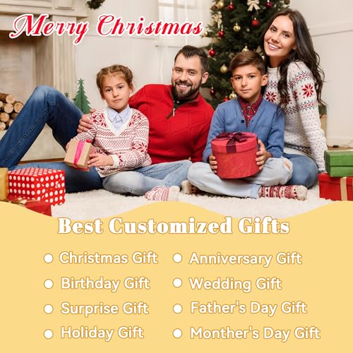 Custom Photo Cups Personalized Picture Coffee Tumbler with Text 20oz Stainless Steel Custom Tumbler Coffee Cup Customized Double Wall Insulated Travel Mug Christmas Birthday Gifts for Women Men Visit the DIYKST Store