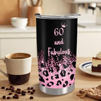 Personalized 20oz Tumbler with Lid, Custom Photo & Name Insulated Double Wall Travel Tumbler, Custom Photo Cup Gift for Dad, Mom, Husband, Wife
