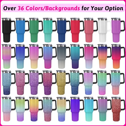 Personalized Picture Tumbler for Men Women,Xmas Gift for Dad Mom Families Friends,Custom Photo Image & Text Travel Mug,Insulated Coffee Cup,40oz Multi Color