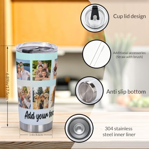 Personalized Tumbler 20 Oz Custom Vacuum Insulated Travel Mug
