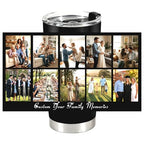 Personalized 20oz Tumbler with Lid, Custom Photo & Name Insulated Double Wall Travel Tumbler, Custom Photo Cup Gift for Dad, Mom, Husband, Wife