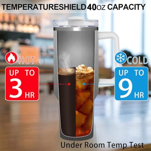 Custom 40oz Insulated Tumbler Stainless Steel Travel Coffee Mug Bridesmaid Gift for Women & Wedding Party