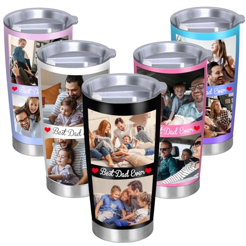 20oz Two-Photo Keepsake Tumbler — personalized design example