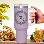 Custom 40oz Insulated Tumbler Stainless Steel Travel Coffee Mug Bridesmaid Gift for Women & Wedding Party