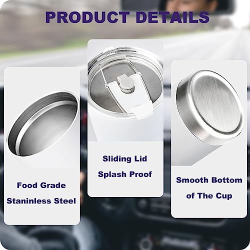 Personalized 20oz Photo & Symbol Keepsake Tumbler – Custom Photo & Text Insulated Travel Cup with Lid, Gift for Dad, Mom, Friends