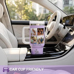 Custom Tumbler 40oz Stainless Steel with Picture Personalized Photo Mug
