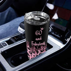 Personalized 20oz Tumbler with Lid, Custom Photo & Name Insulated Double Wall Travel Tumbler, Custom Photo Cup Gift for Dad, Mom, Husband, Wife