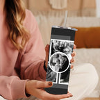 Personalized Wedding Photo Tumbler 20oz, Custom Wedding Date & Name Cup, Custom Travel Photo Tumbler | Personalized Tumbler| Wedding Gifts