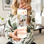 Custom Birthday Photo Tumbler | Personalized Birthday Gift for Her | Custom Picture Party Cup, Customized Birthday Gift | Anniversary Gift