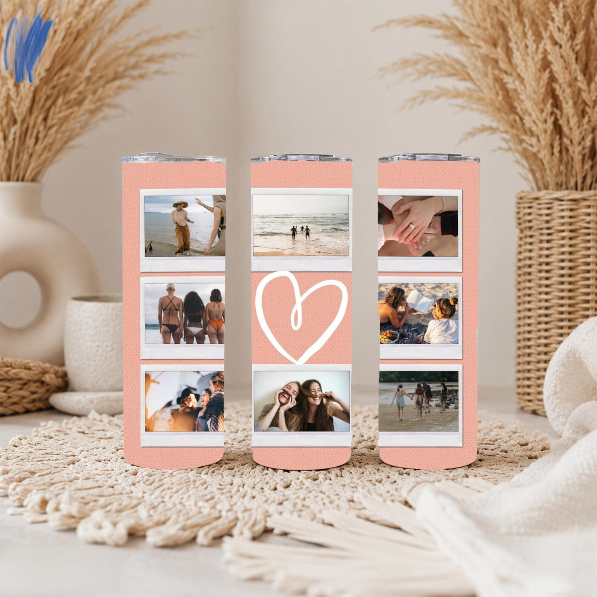 Personalized Vacation Photo Tumbler 20oz | Girls Trip Cup | Custom Travel Photo Tumbler | Personalized Tumbler| Custom Photo | Gift for Mom