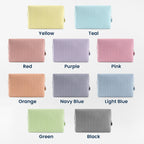 Custom Birth Flower, Name & Cute Character For Her - Personalized Makeup Bag