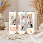 Custom Birthday Photo Tumbler | Personalized Birthday Gift for Her | Custom Picture Party Cup, Customized Birthday Gift | Anniversary Gift