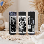 Personalized Wedding Photo Tumbler 20oz, Custom Wedding Date & Name Cup, Custom Travel Photo Tumbler | Personalized Tumbler| Wedding Gifts