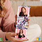 Custom Birthday Photo Tumbler 20oz |Personalized Photo Tumbler | Birthday Gift for Her| Party Drinkware | Customized Tumbler