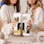 Personalized Anniversary Photo Tumbler | Wedding Photo Collage Tumbler | Custom Wedding Gift | Anniversary Keepsake Cup | Personalized Gift