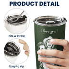 Custom-Couple-Photo-Sketch-Line-Art-Anniversary-Gift-For-Him-Her-Personalized-Tumbler-Cup-7